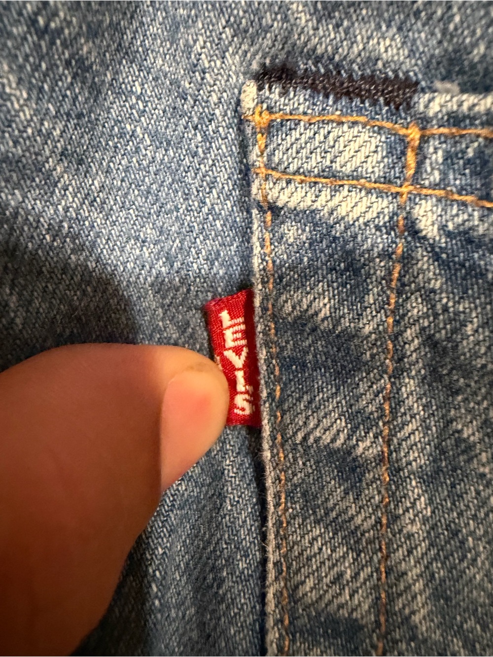 Levi & Strauss 501 XX Premium Button Fly Jeans 32x32 Blue Denim - Picture 6 of 7